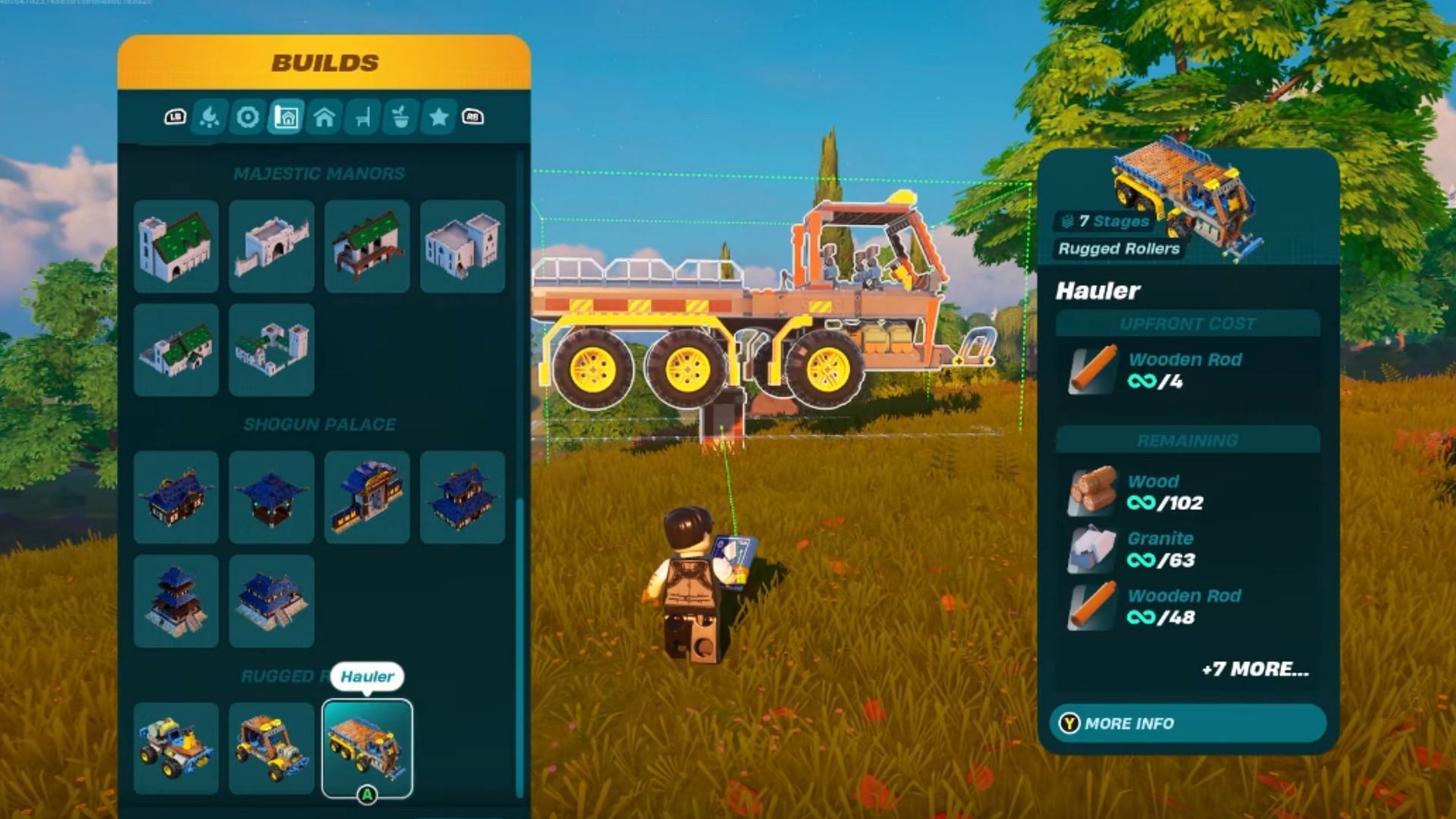 You have to unlock the crafting recipe for the Hauler first (Image via YouTube/ Perfect Score)