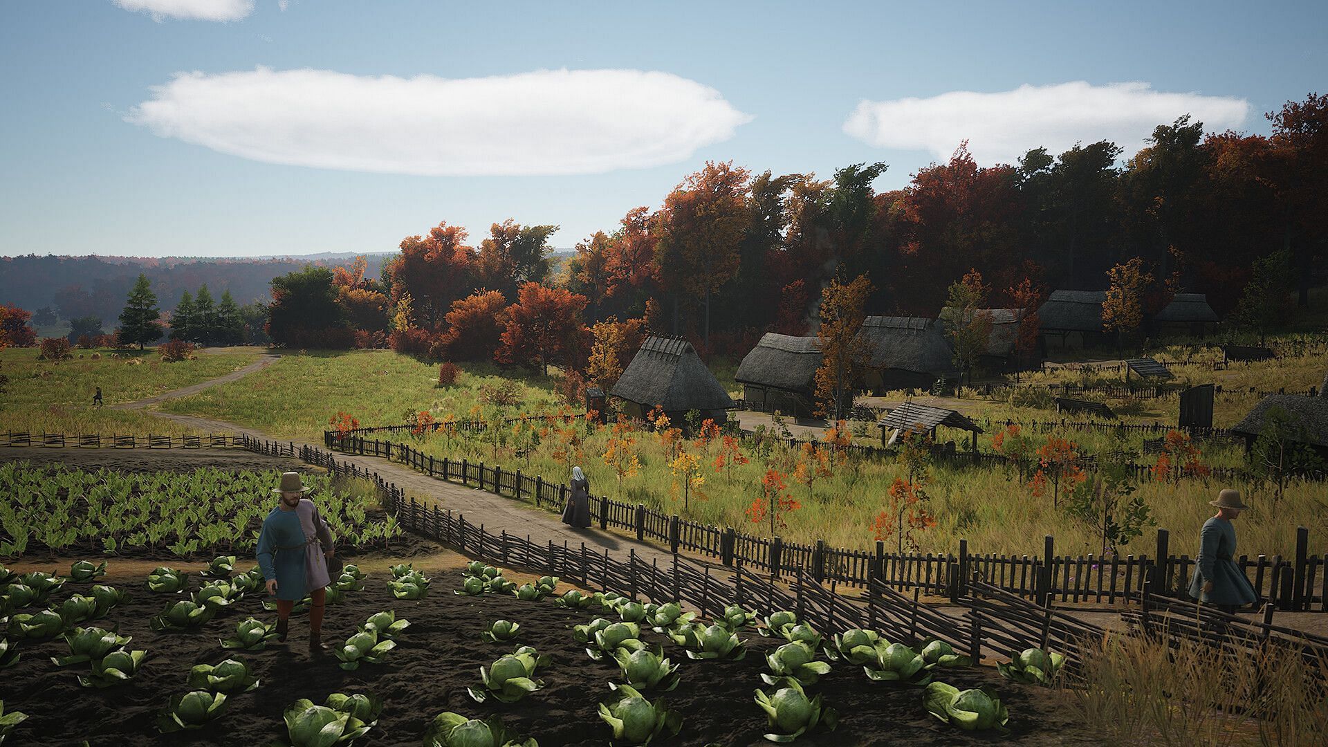How to set up a farm in Manor Lords.