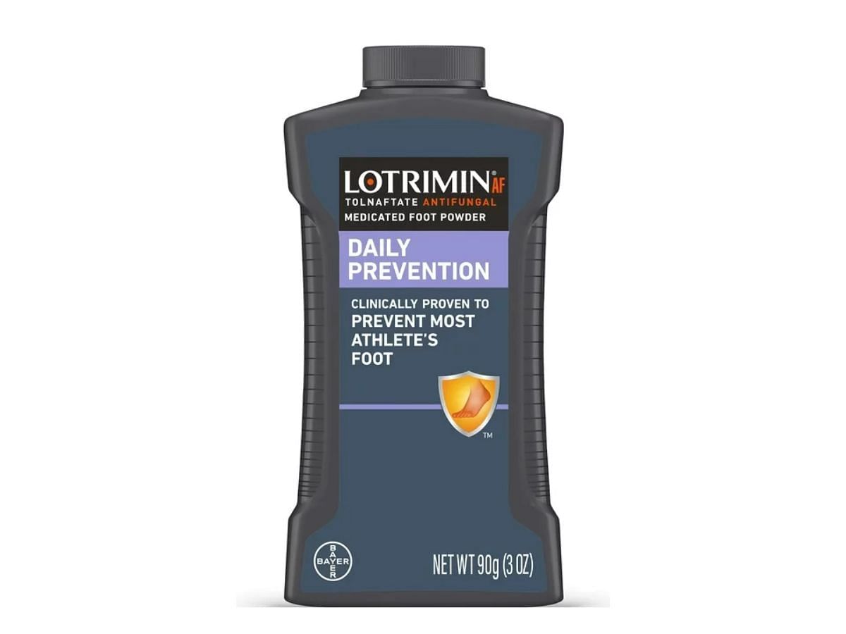 Lotrimin Daily Prevention AF Medicated Foot Powder (Image via Walmart)