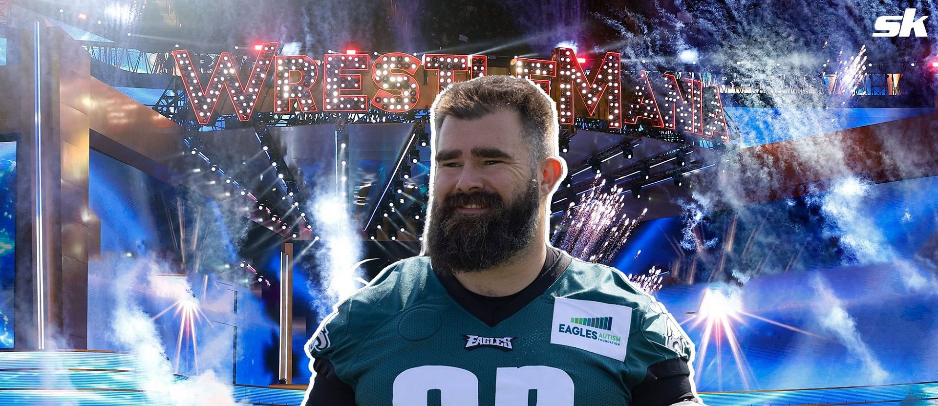 Jason Kelce to WWE gains momentum as wrestling behemoth reaches out to retired Eagles star ahead of WrestleMania 40