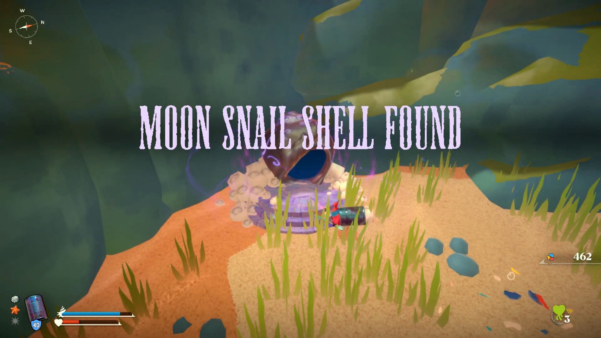Moon Snail Shell as seen in the game. (Image via Aggro Crab || Karmakazi on YouTube)