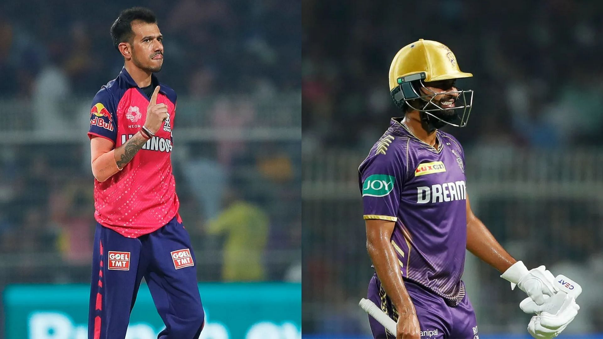 Yuzvendra Chahal (L) &amp; Shreyas Iyer had a nice little player-battle within the game