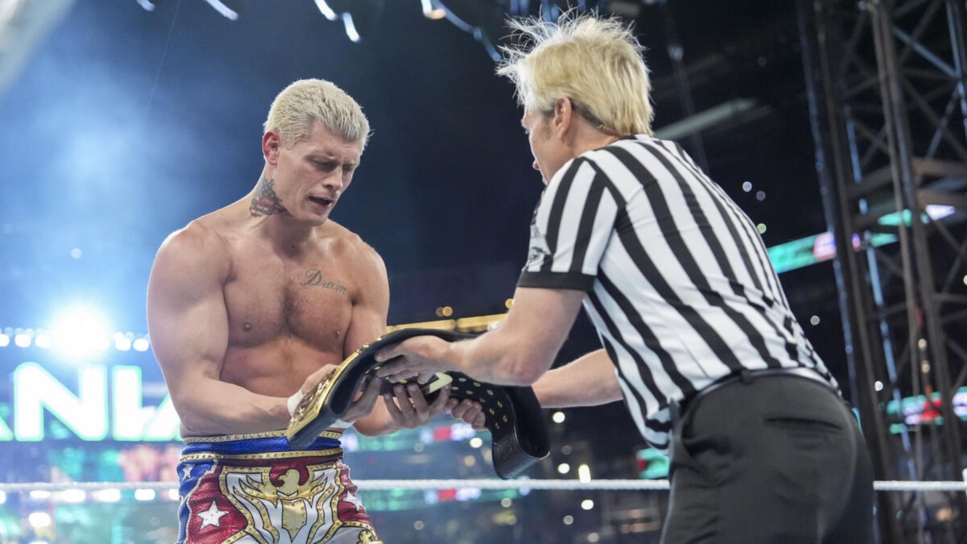 Cody Rhodes is finally WWE Champion (Credit: WWE)
