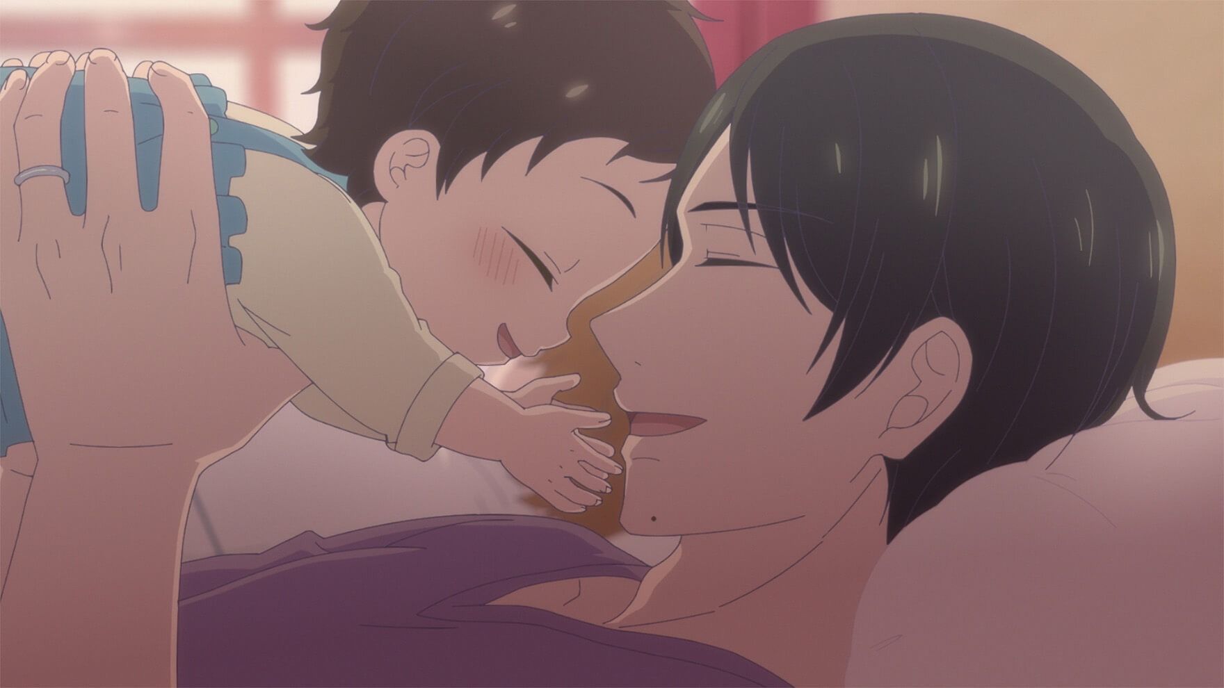 Hikari and Hiromu as seen in the Tadaima, Okaeri anime (Image via Studio Deen)