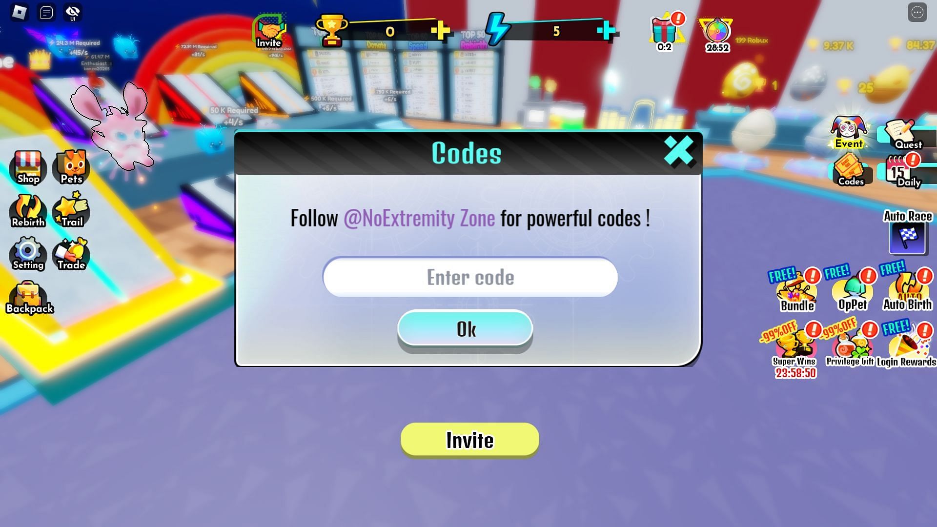 Active codes for Snowboard Race Simulator (Image via Roblox)