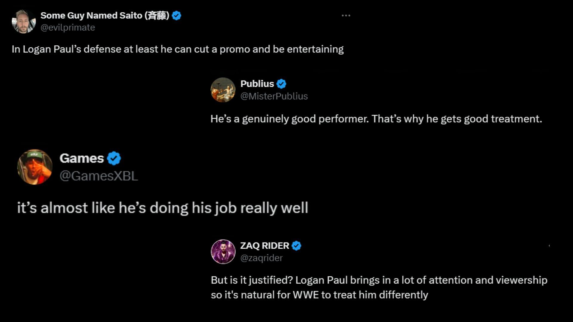 Screenshot of some more fan reactions on X/Twitter.