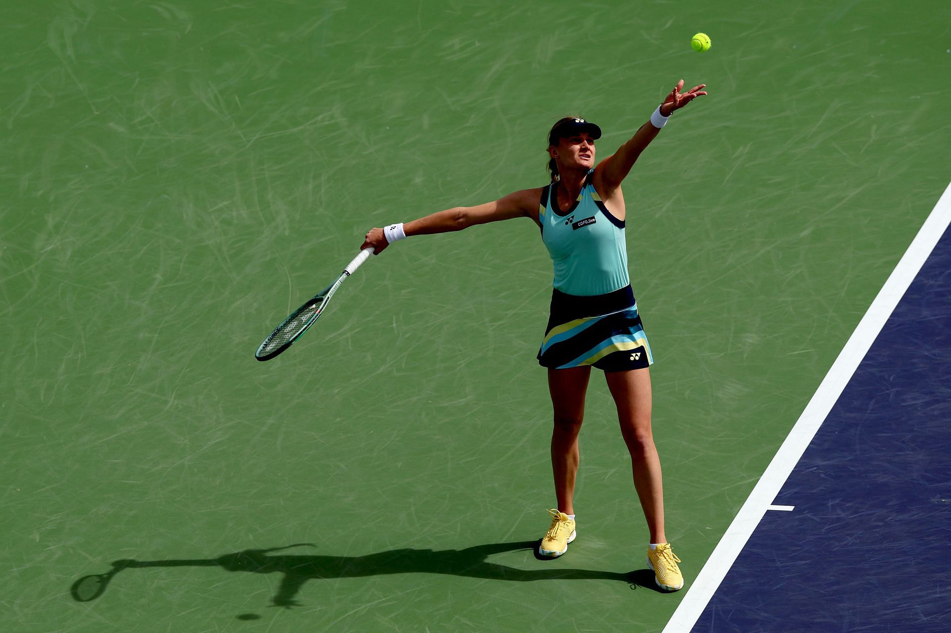 Yastremska at the BNP Paribas Open 2024 - Day 7