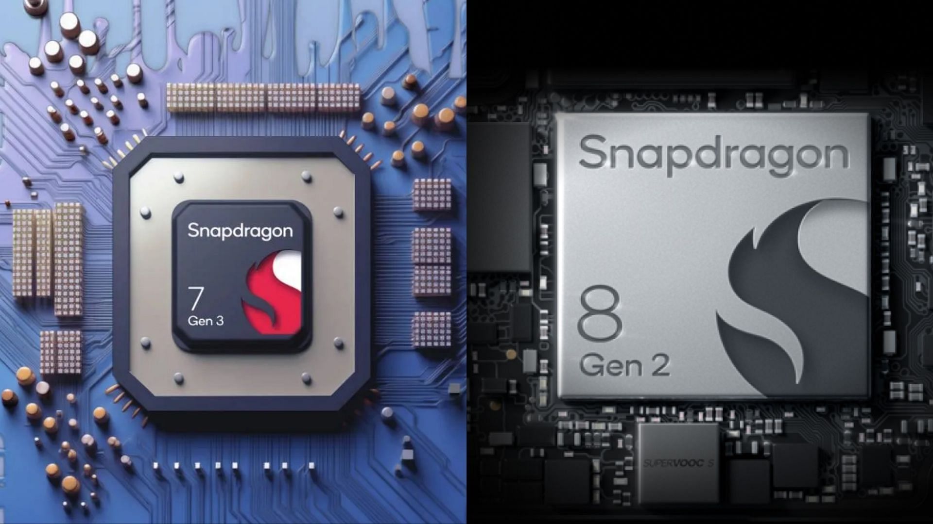 Edge 50 Pro sports the latest Snapdragon 7 Gen 3 while OnePlus 12R features last year&#039;s Snapdragon 8 Gen 2 (Image via Motorola and OnePlus)