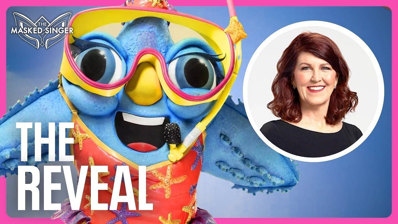 The Reveal: Kate Flannery is Starfish (Image via Youtube/ The Masked Singer)