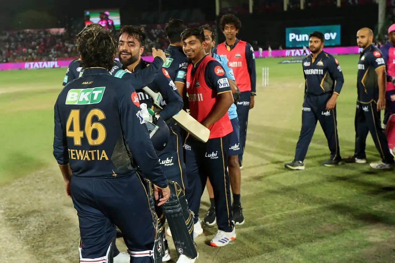 The Gujarat Titans registered a nail-biting win in their last game against the Rajasthan Royals. [P/C: iplt20.com]
