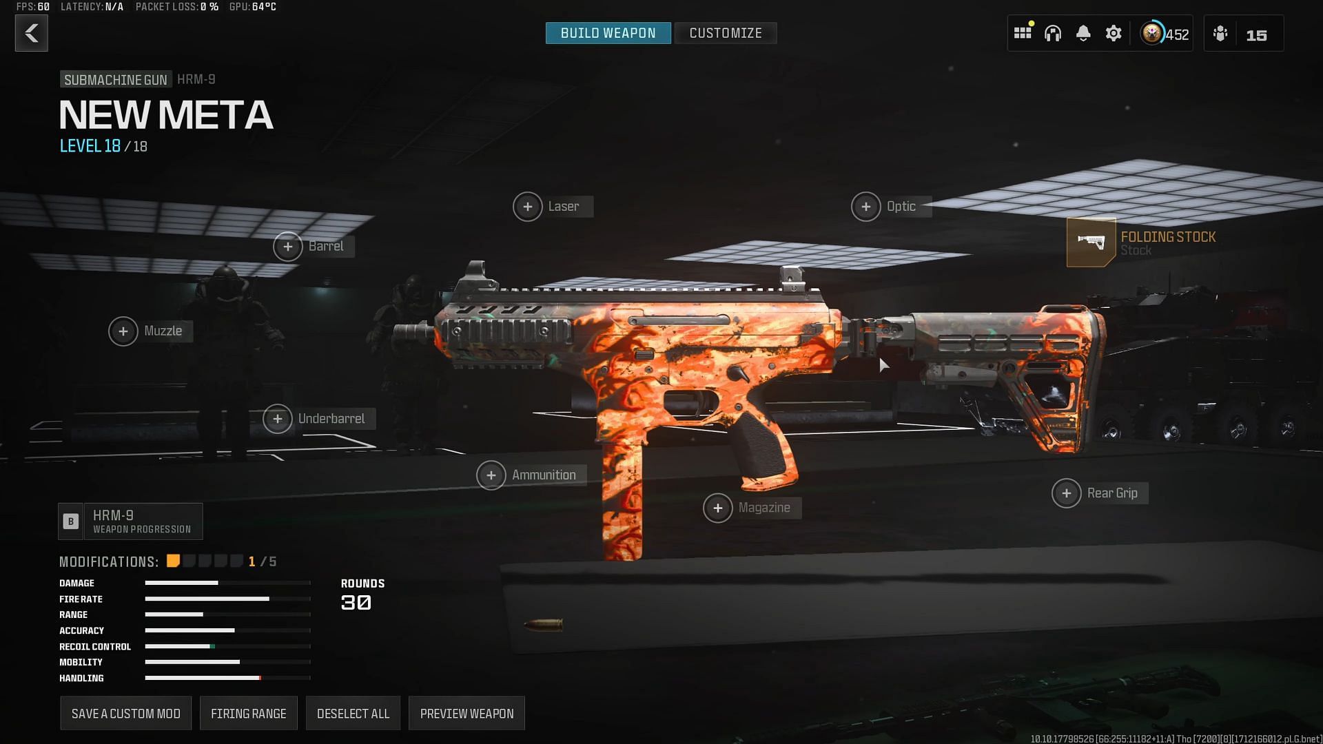 HRM 9 is a decent alternative to ISO 45 in Warzone (Image via IsaacAndrsn YT/ Warzone)