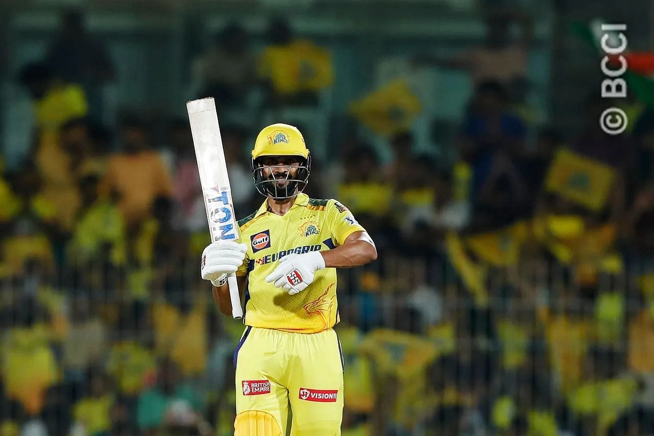 Gaikwad made his first fifty of IPL 2024 [Image Courtesy: iplt20.com]