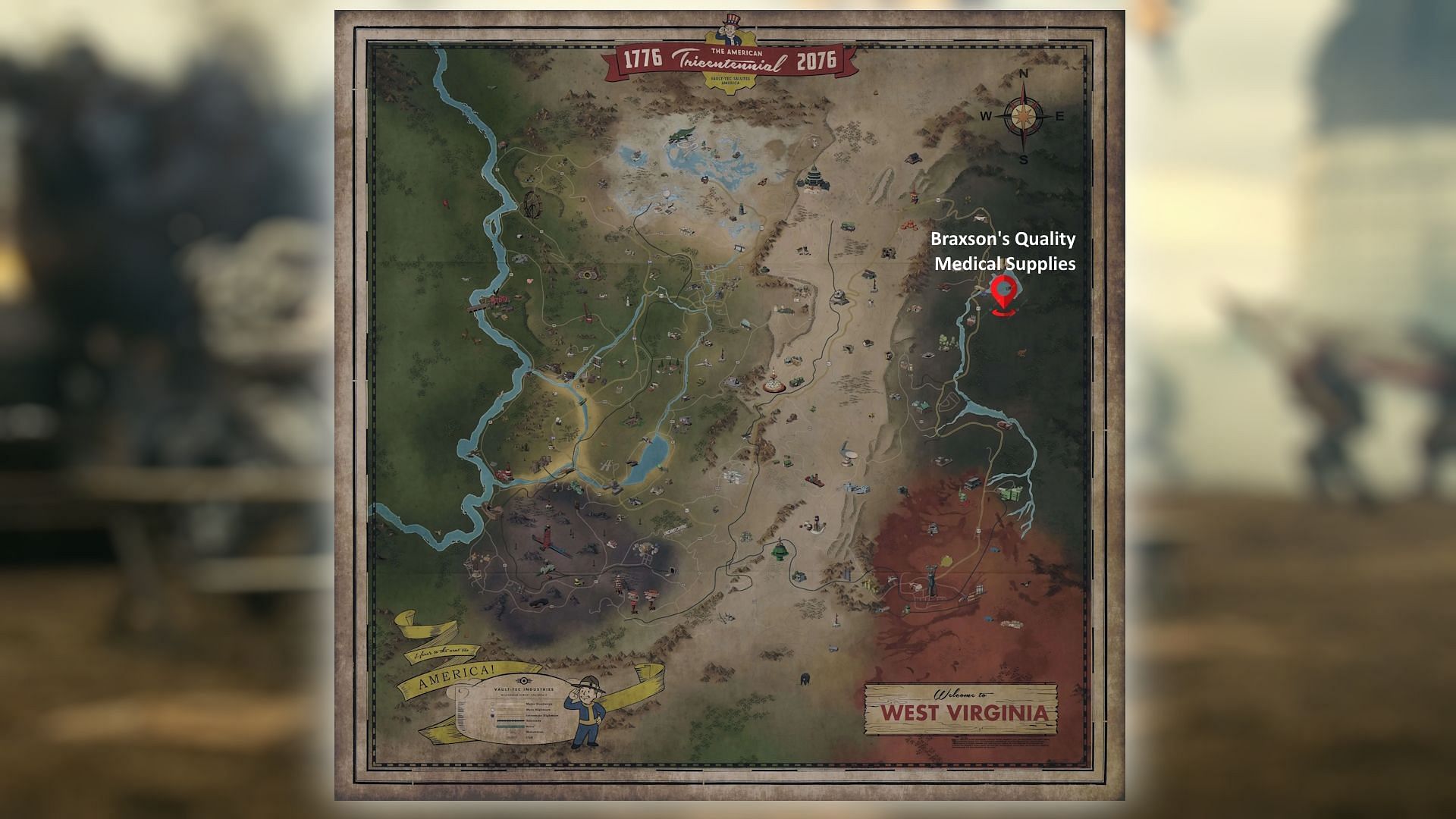 Braxson&#039;s Quality Medical Supplies is located in the Mire region (Image via Bethesda Game Studios)