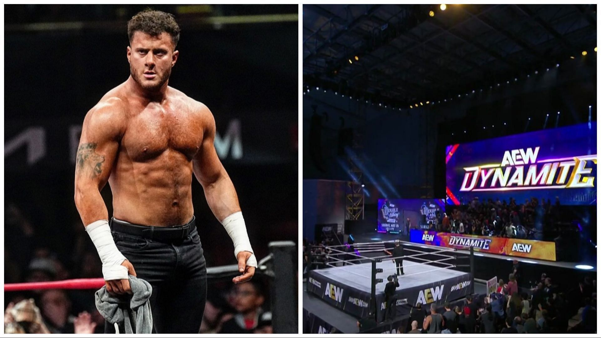 MJF poses in the ring on AEW Rampage, Fans pack Daily