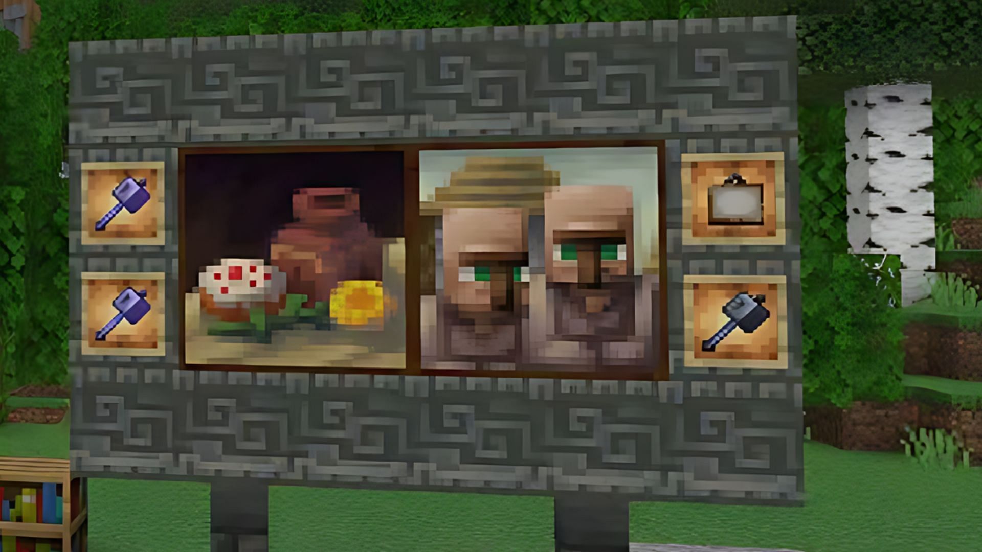 The new paintings in the game (Image via Mojang Studios)