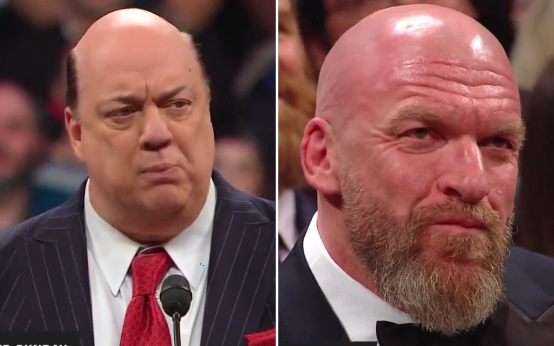 Paul Heyman references chaos in WWE left by Vince McMahon; shakes Triple H's hand