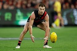 "We'll wrap our arms around him" - Zach Merrett rallies behind Kyle Langford after Essendon star missed late opportunity against Collingwood