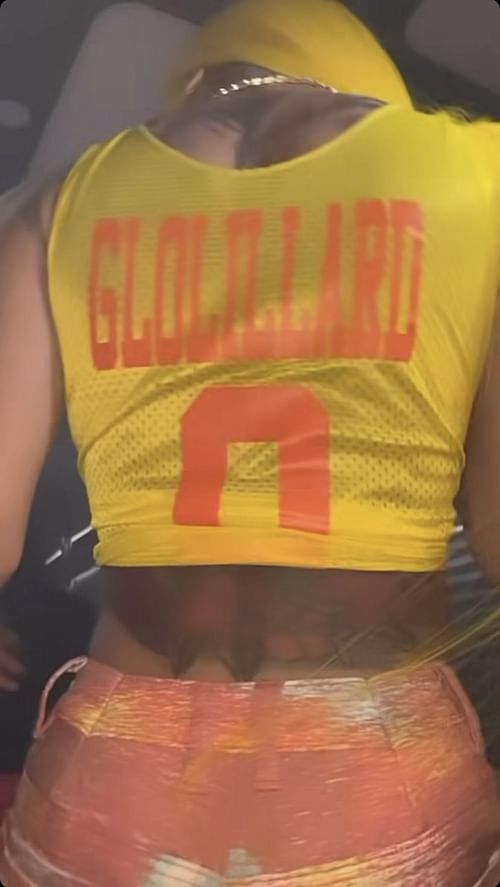 GloRilla responds to Damian Lillard's ex-wife by wearing a "GloLillard" jersey