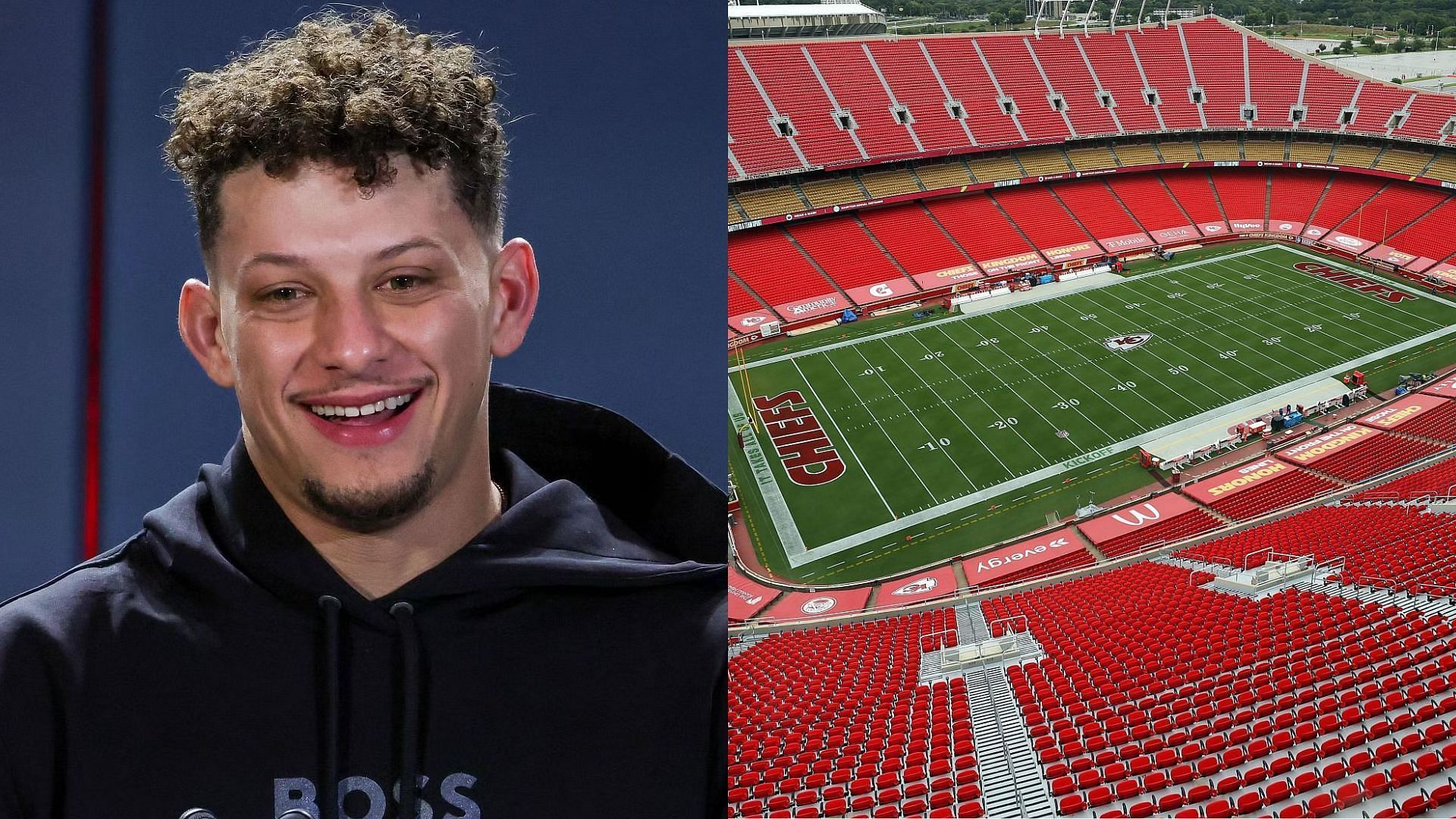 Patrick Mahomes and the Kansas City Chiefs could transfer to a new home base