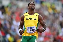 "I wish I have his autograph"; "Busy Beast on the planet."- Fans react to Yohan Blake being adored by the crowd ahead of Xiamen Diamond League 2024