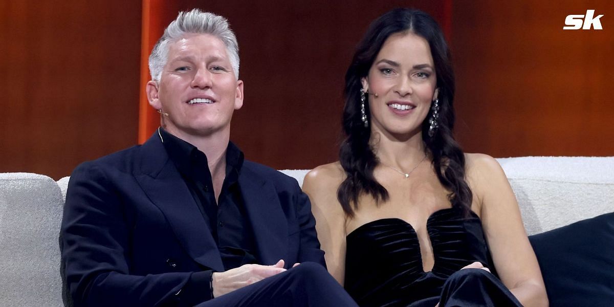 Ana Ivanovic pictured with her husband Bastian Schweinsteiger