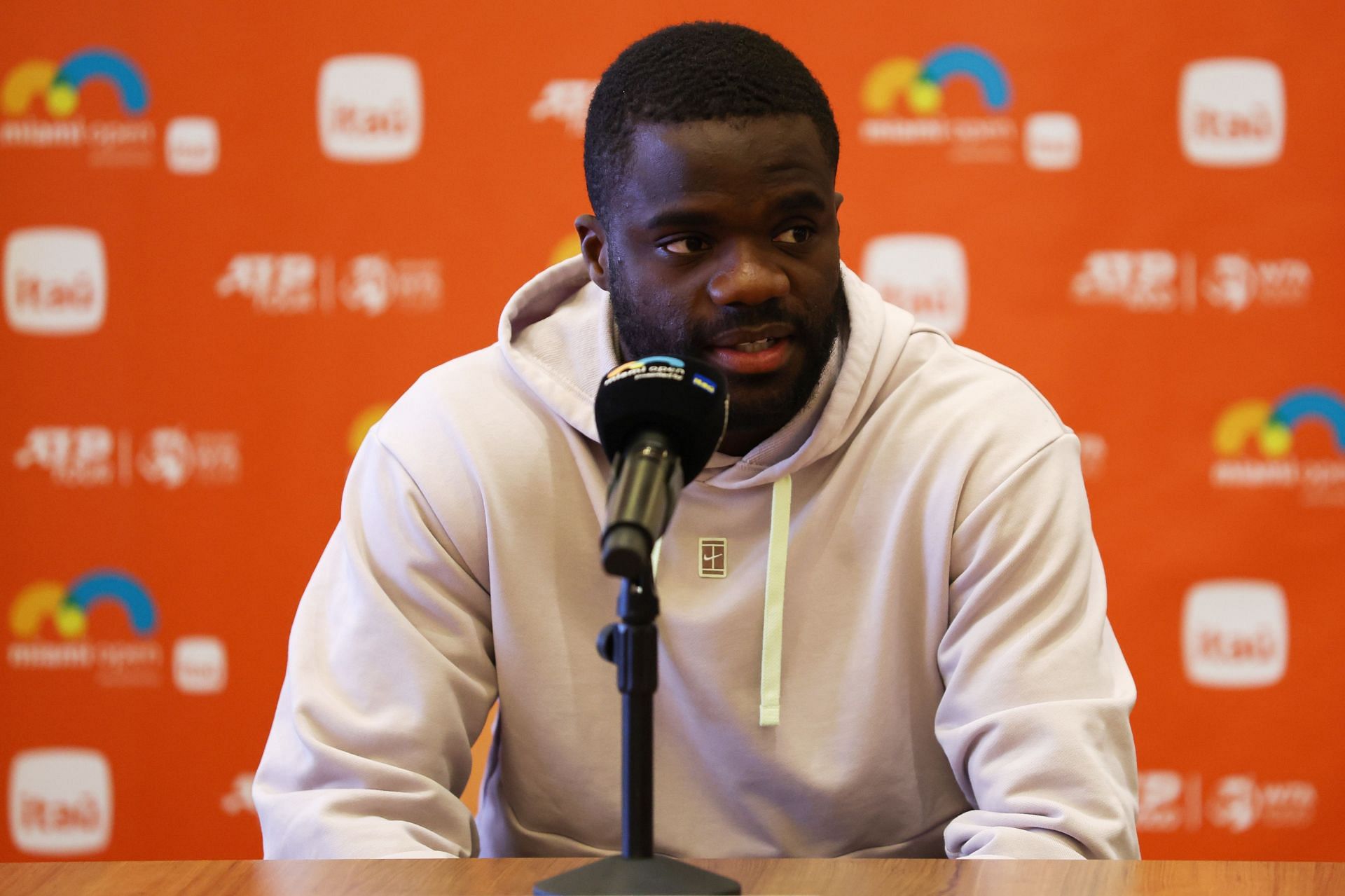 Tiafoe at the Miami Open Presented by Itau 2024 - Day 4
