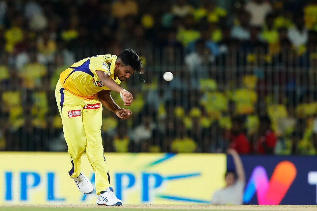 Matheesha Pathirana bowled two sensational yorkers in CSK's last game against DC. [P/C: iplt20.com]