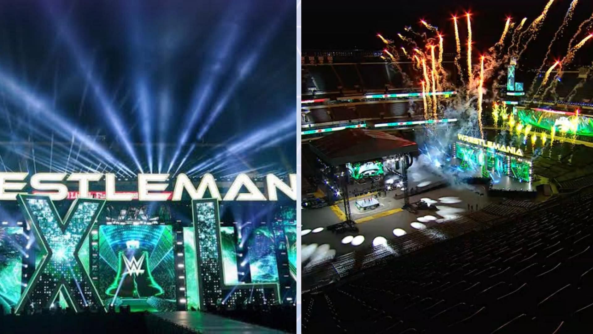 WrestleMania 40 stage