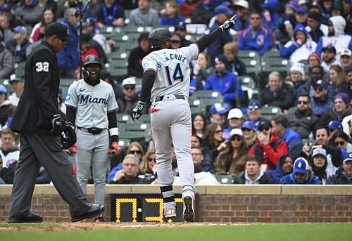 Miami Marlins - Bryan De La Cruz (Image via Getty)