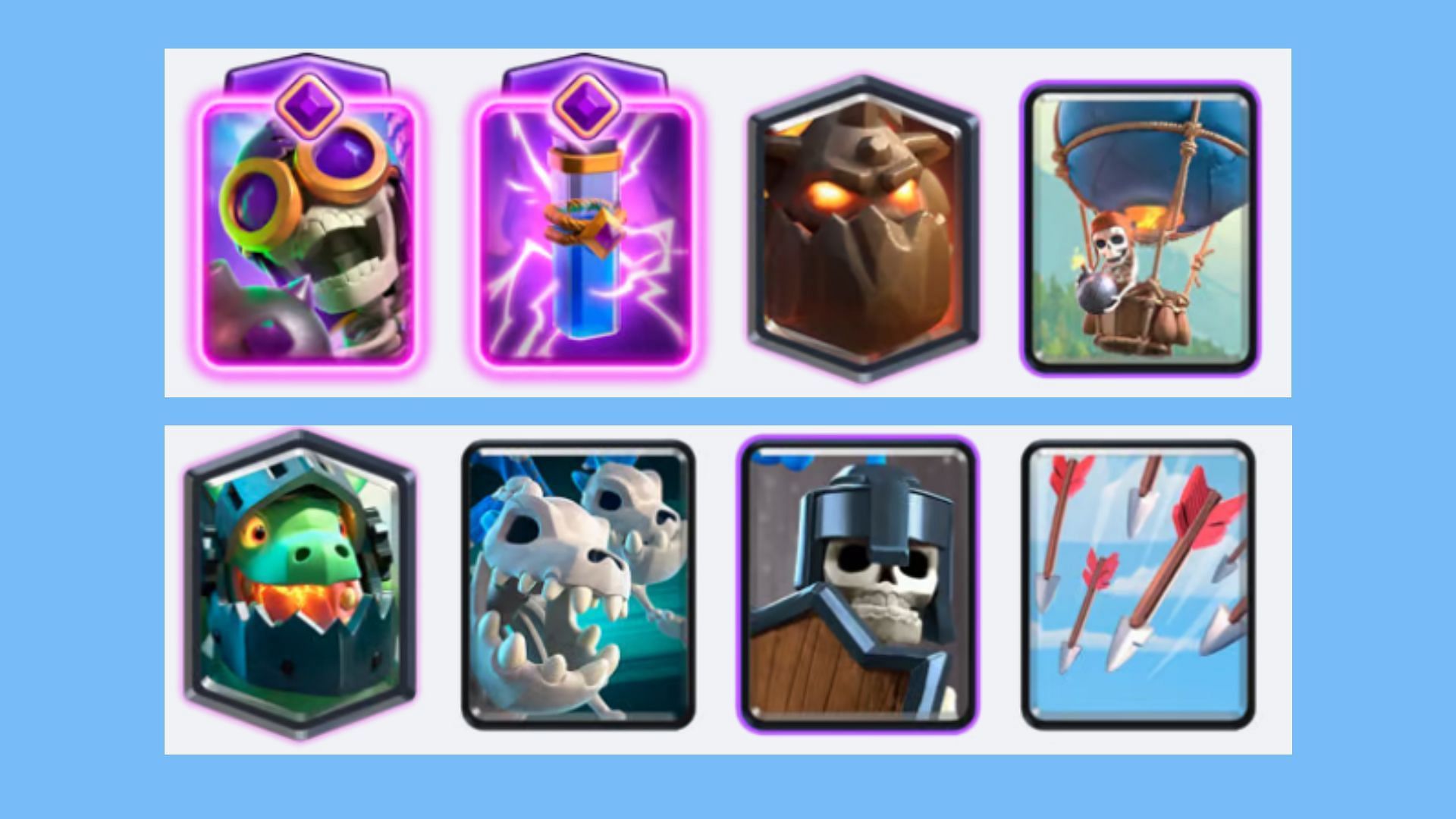 Bomber-Inferno Dragon deck (Image via Supercell)