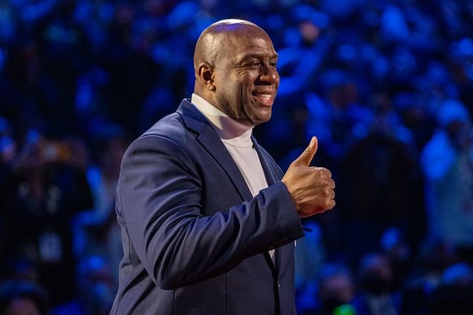 Magic Johnson serves Lakers recipe to outshine Nuggets in revenge playoffs face-off