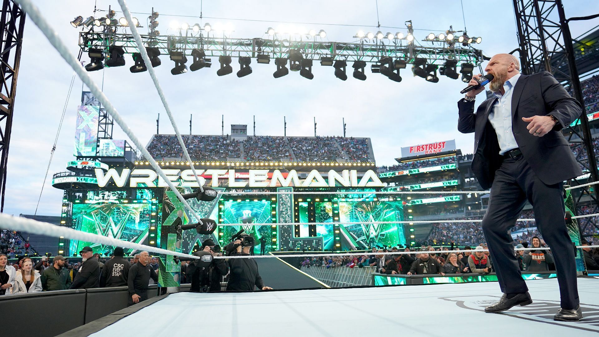 WWE Chief Content Officer Triple H kicks off Night One of WrestleMania XL