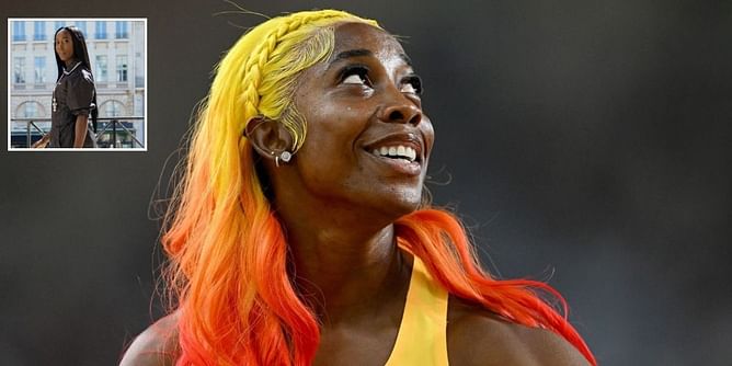 "Track's best woman"- Fans React to Shelly-Ann Fraser-Pryce's look at the Nike Air Event in Paris