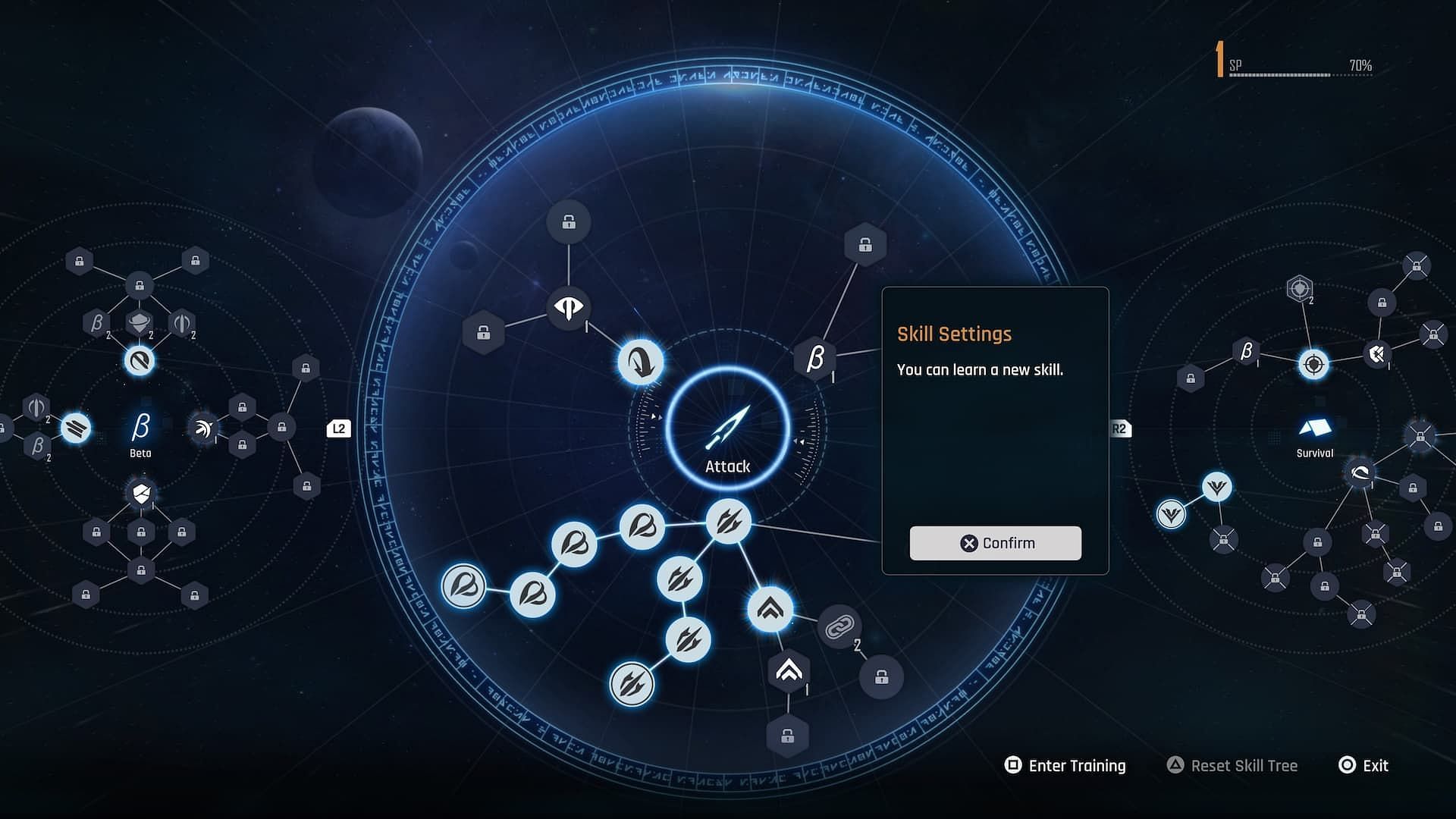 Unlocking skills to augment your abilities (Image via Sony Interactive Entertainment)