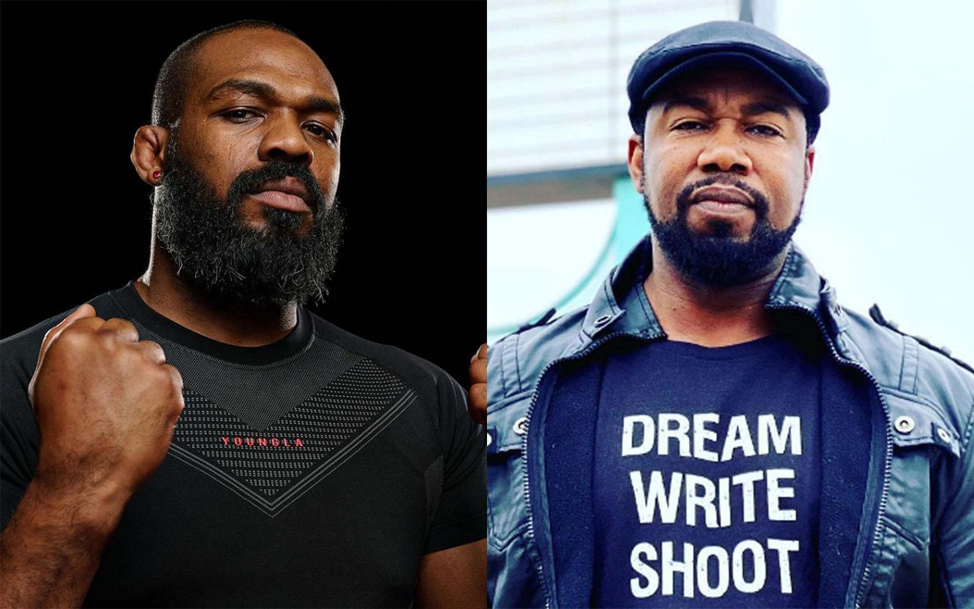 Michael Jai White (right) is a big admirer of Jon Jones