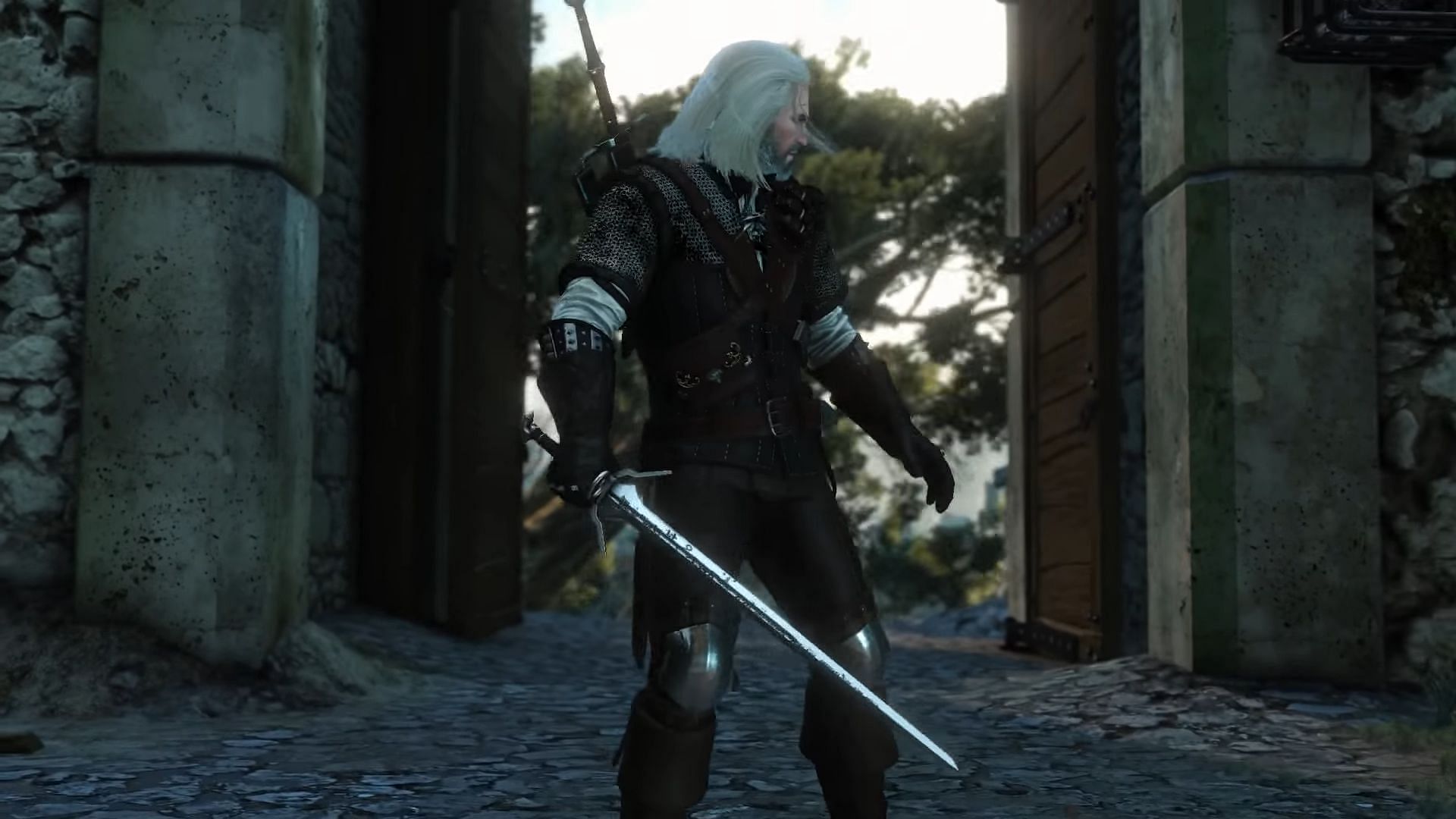 Legendary Manticore Armor in The Witcher 3 (Image via CD Projekt Red || xLetalis on YouTube)
