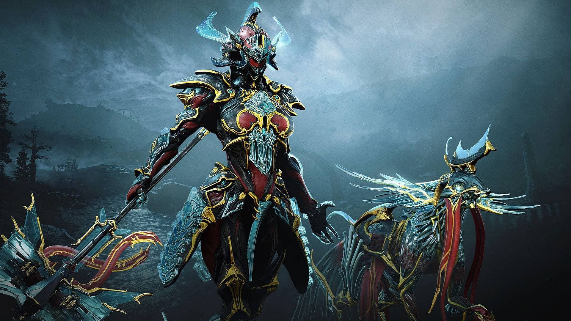 Gara Prime&#039;s signature weapons are also available from the same Relics as the Warframe (Image via Digital Extremes)