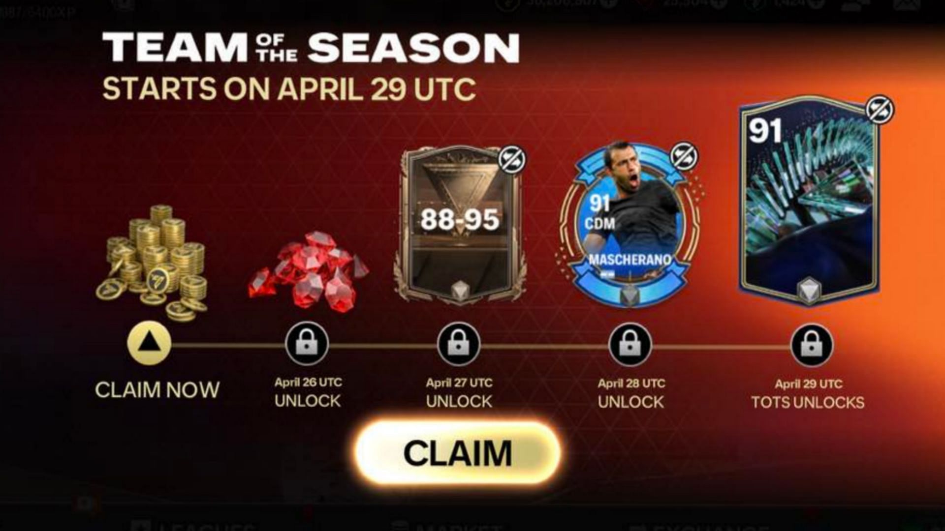 FC Mobile Team of the Season 24 promo rewards (Image via EA Sports)