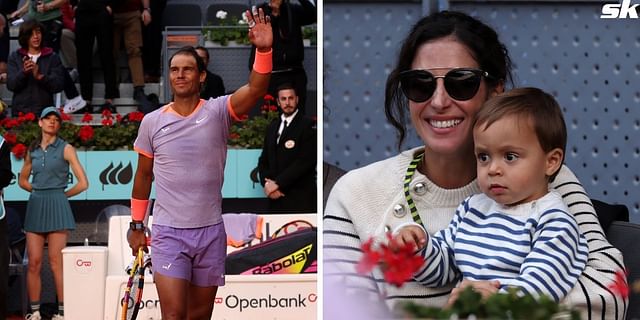 Watch: Rafael Nadal's baby son steals the spotlight during Spaniard's 1R  win at Madrid Open 2024