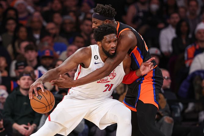 Philadelphia 76ers vs New York Knicks Top 10 player props market available for 2024 NBA Playoffs Game 2 | April (22)