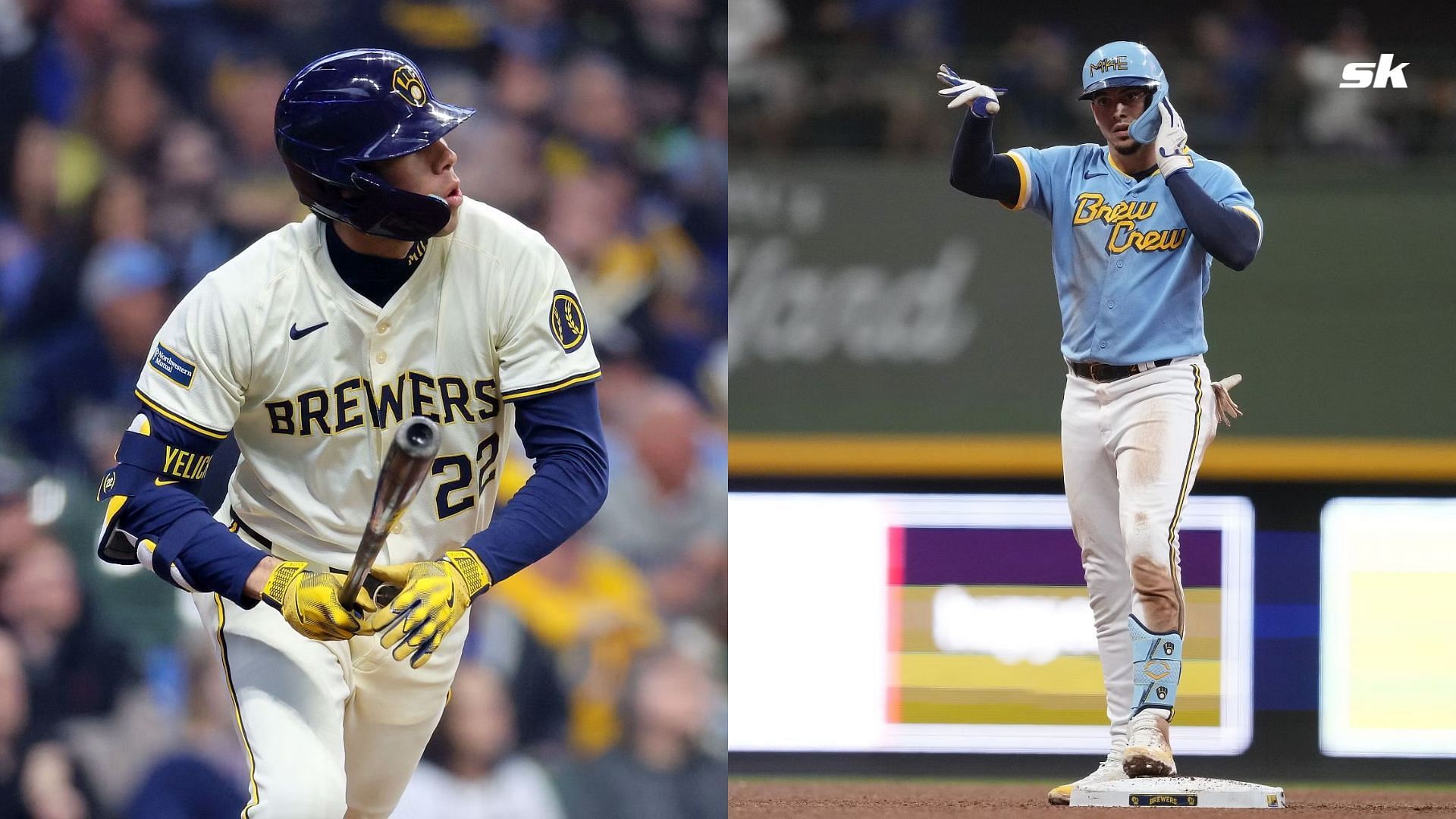 Milwaukee Brewers Sluggers Christian Yelich &amp; Willy Adames 