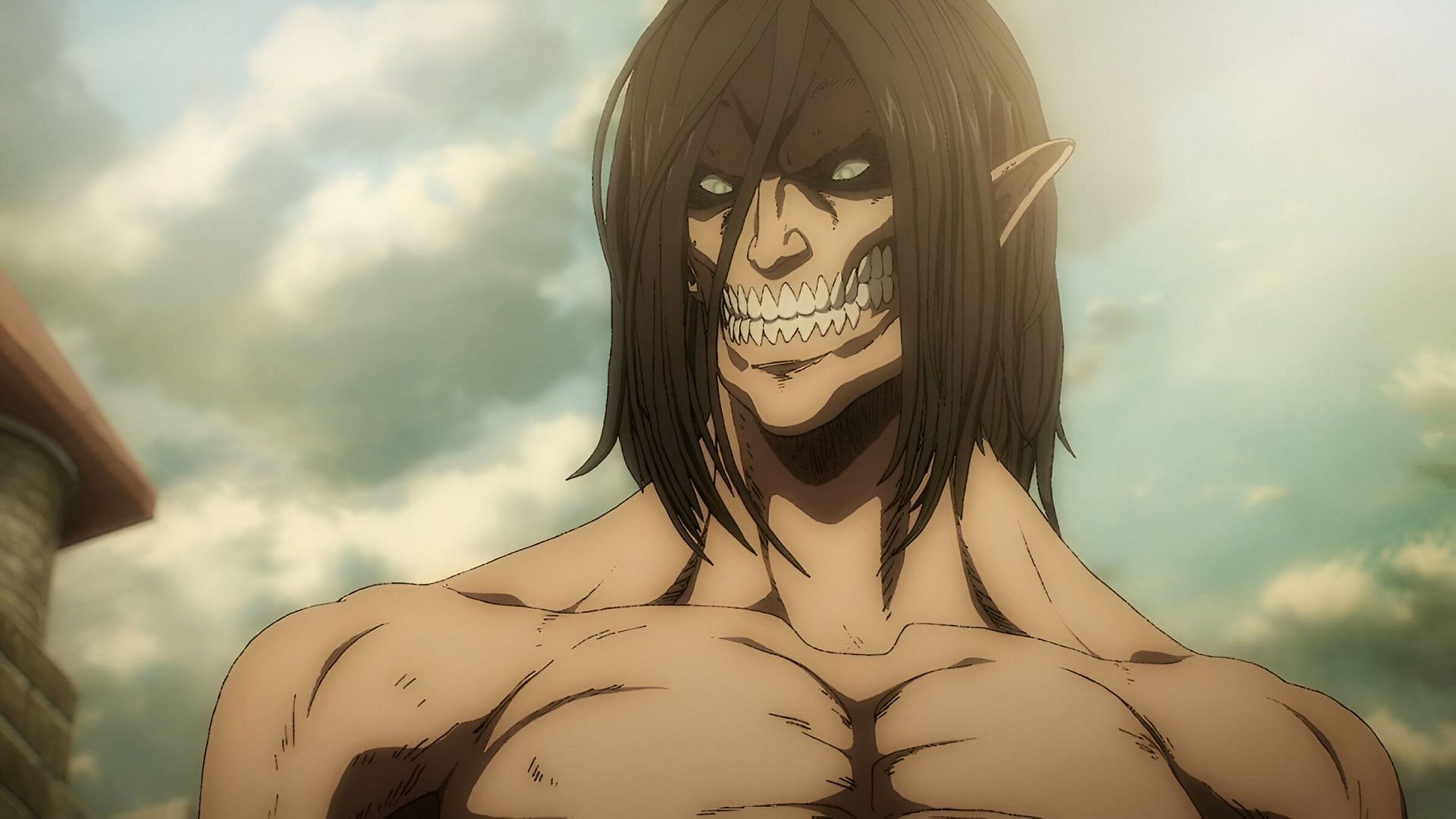 Eren Yeager&#039;s Attack Titan (Image via WIT Studio)