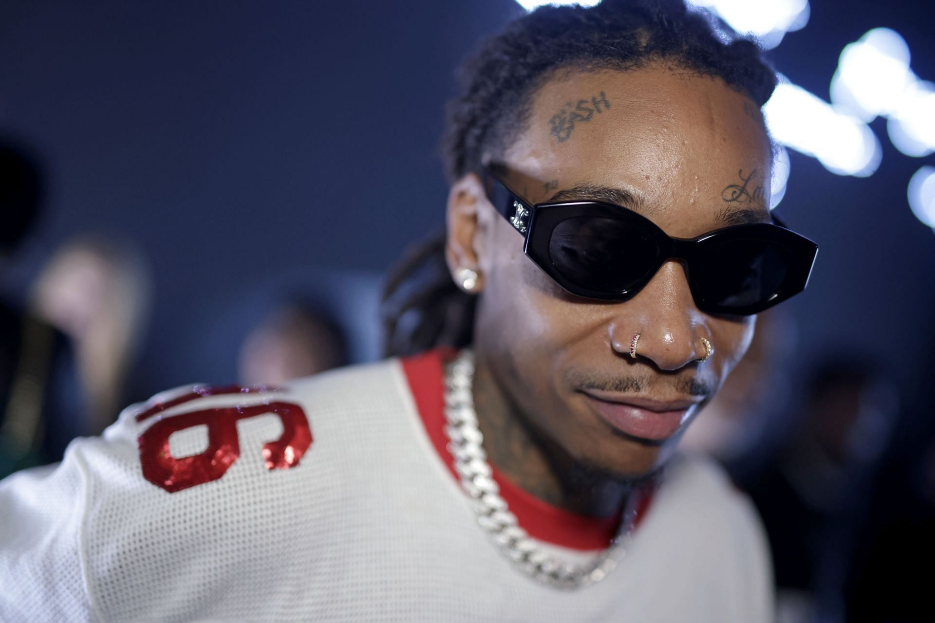 Wiz at the Warner Music Group Pre-Grammy Party. (Image via Getty/Greg Doherty)