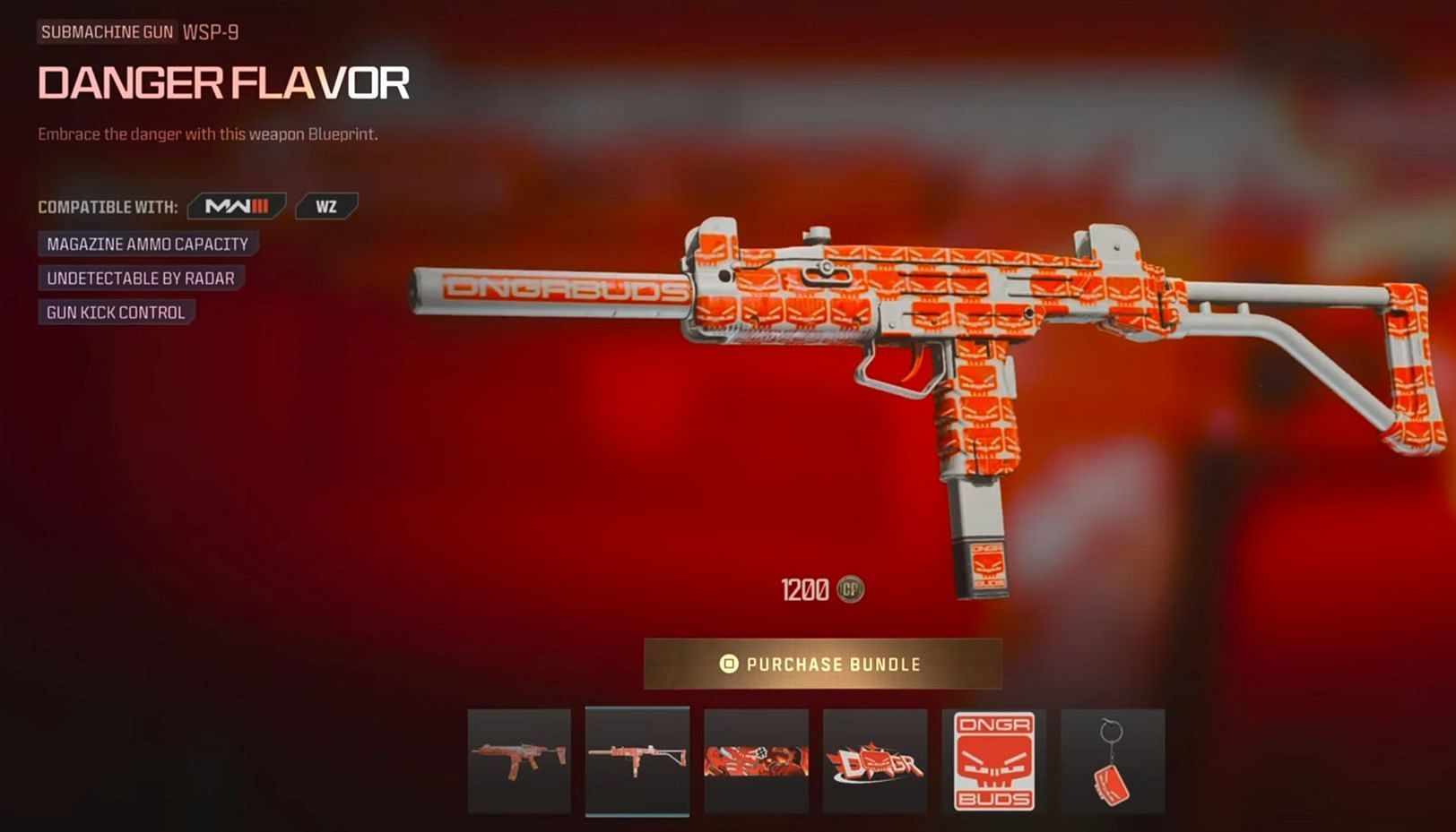 DNGR Buds weapon bundle in Modern Warfare 3 (Image via Activision)