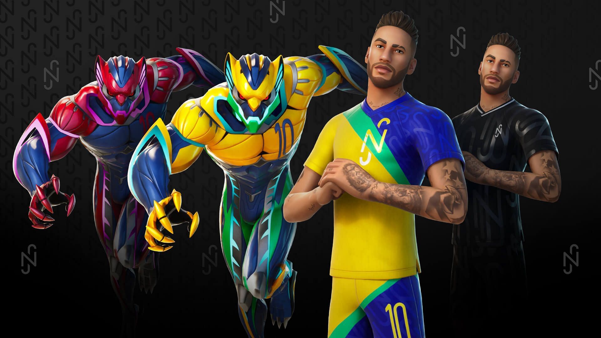 The Neymar Jr. skin (Image via Epic Games)