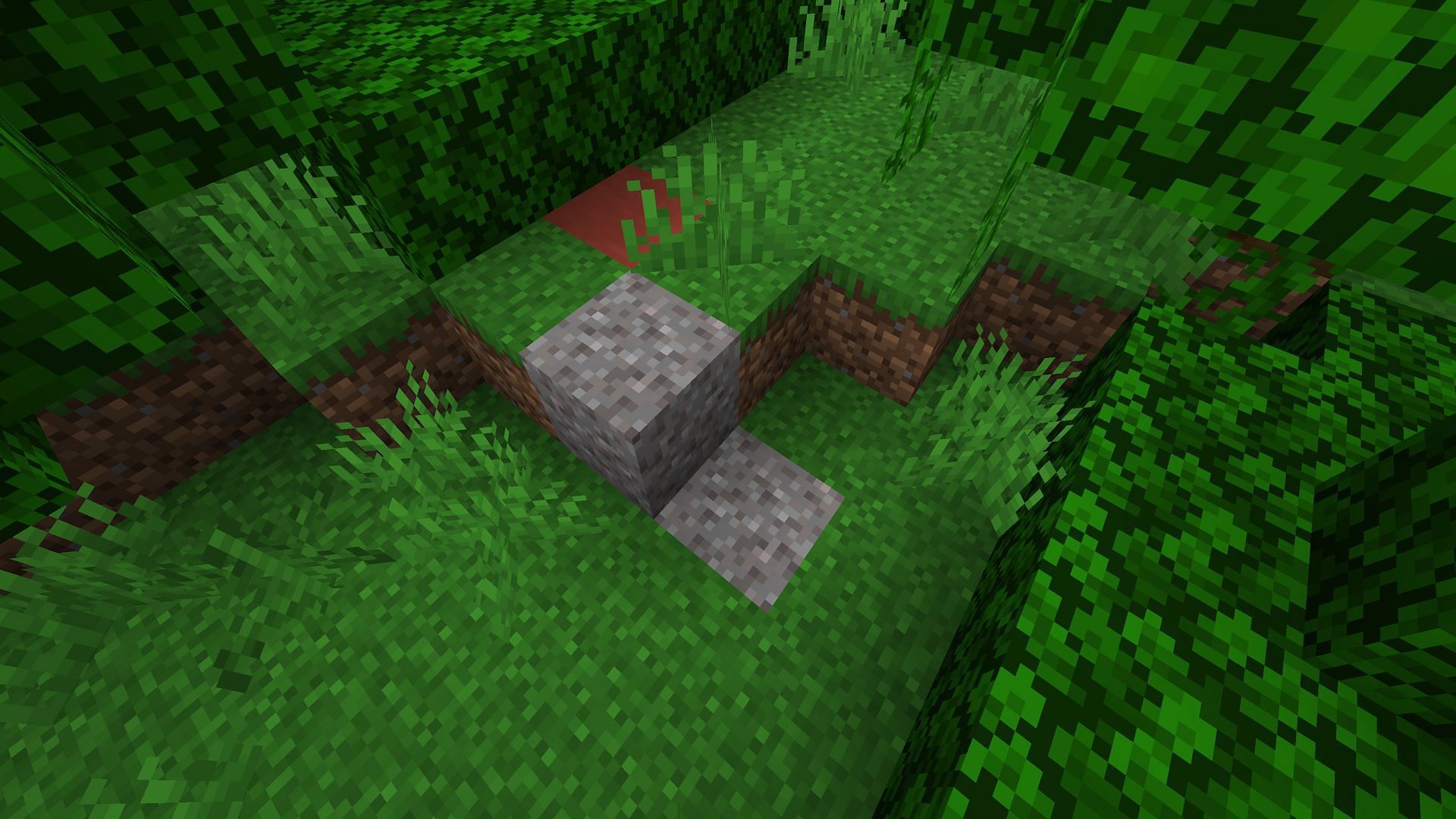 Trail ruins can be hard to spot due to how small of a space they can take up (Image via Mojang)
