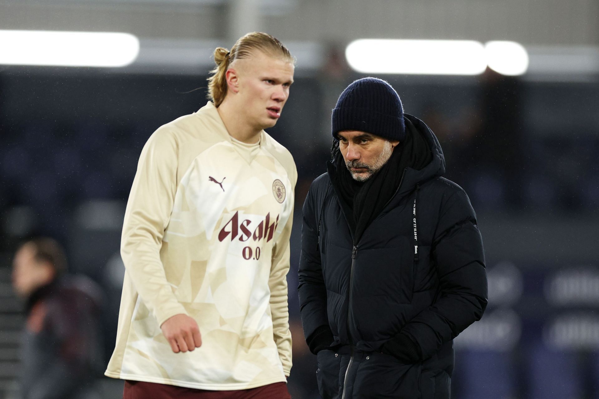 Pep Guardiola came to Erling Haaland&#039;s defense.