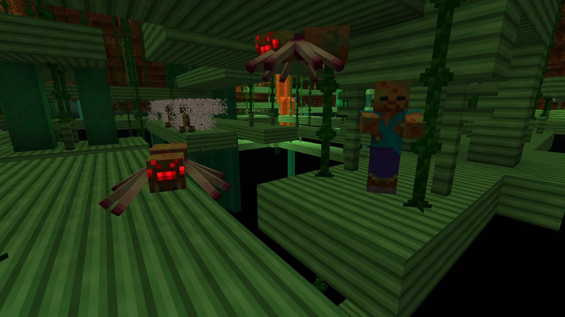 The potato mobs in Minecraft (image via Mojang Studios)