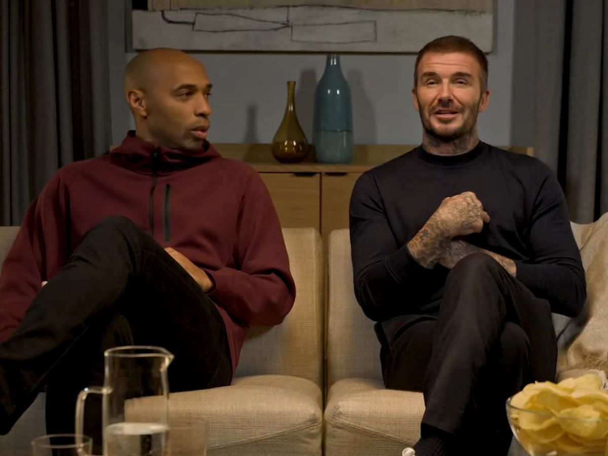 Fans show excitement as David Beckham &amp; Thierry Henry share the BTS of Lays&rsquo; commercial