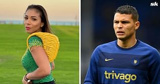 Thiago Silva's wife Belle reacts on social media after Chelsea's 5-0 loss to London rivals Arsenal
